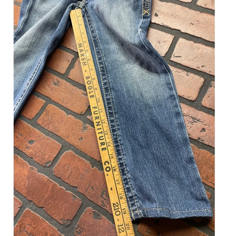 Ariat Kids S Cowboy Faded Denim Jeans 100% Cotton Work Play Pants